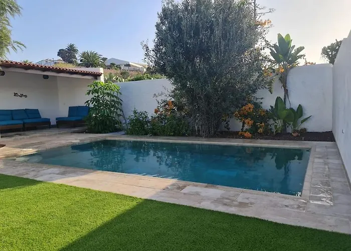 公寓 Casa Sandra, Private Saltwater Pool And Garden 塔科龙特